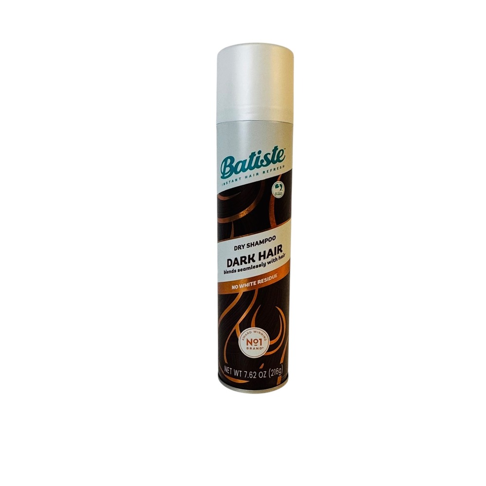Batiste Dry Shampoo Dark Hair No White Residue Instant Hair Refresher‎ 7.62 oz